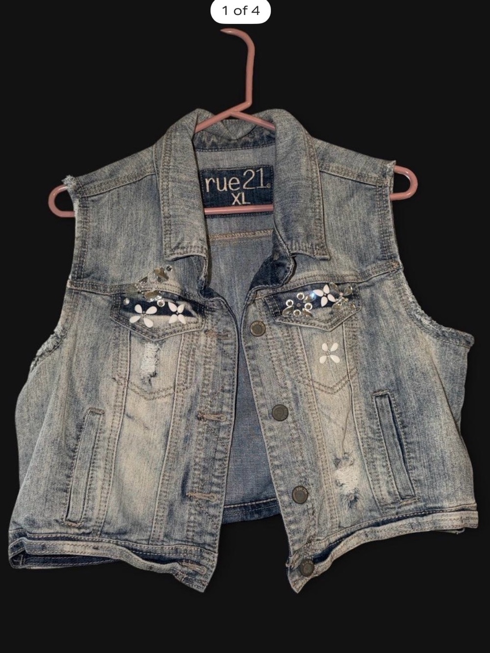 Rue21 Light Wash Denim Jacket - Blue